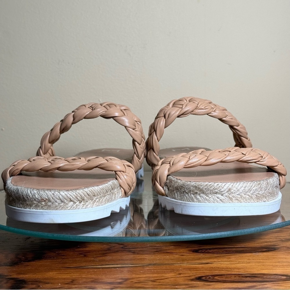 Marc Fisher Jaimee Espadrille Slide Sandal - Brow… - image 5